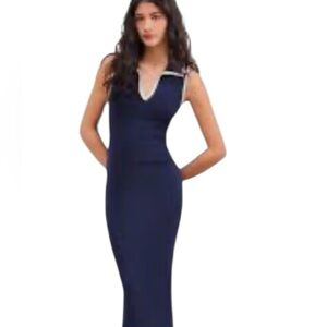 House of Harlow 1960 Navy Maxi Dress small